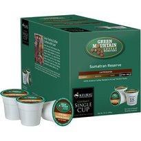 GreenMountainSumatranReserveCoffeeForKeurigK-CupBrewingSystems108Count