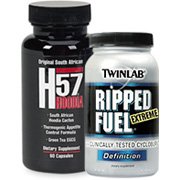 H57 Hoodia & Ripped Fuel Extreme Ephedra Free Combo - 60 caps. + 60 caps.