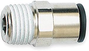 Male Connector, 1/4 In OD, 290 PSI, PK 10