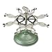 Cosco 086102 Revolving caster stamp rack with spring clips, 8-stamp capacity, chrome