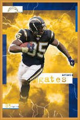 Antonio Gates Framed Poster