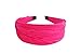 Hot Pink Fashion Headband, Super Gorgeous Gathered Hard Headwrap Headwear Hair