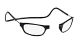 Clic Magnetic Reading Glasses Black-Long