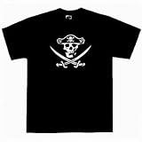 Skull and Swords Pirate Cap Men's T-Shirt