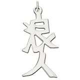 Sterling Silver Ronin Kanji Chinese Symbol Charm