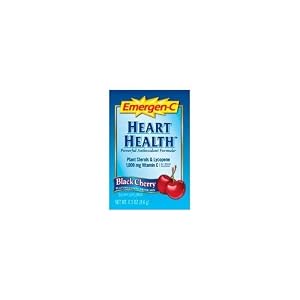 Emergen-C Heart Health Black Cherry 30 Packets by Alacer