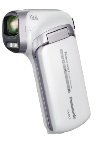 Panasonic HX-DC2EG-W HD-Camcorder (14 Megapixel, 5-fach opt. Zoom, 1MOS Sensor, 41mm Weitwinkel) weiß