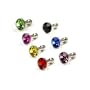 SODIAL(TM) Diamond Style 3.5mm Pack of Blue/Purple/Hot Pink/Green/Black/Red/Gold Anti-dust Plug Stopper for iPhone 3G 3GS 4 4S IPAD IPAD 2 3 (The new iPad)and other 3.5mm earjack + Free cable tie