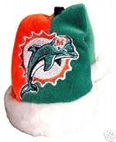 Miami Dolphins Santa Hat Ornament