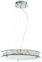 Eurofase 12263-011 Odyssey 24-Light Round Chandelier, Chrome/Frost