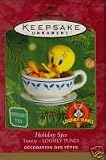 2001 Holiday Spa Tweety Looney Tunes Hallmark Ornament