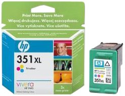 HP 351XL - Print cartridge - 1 x colour (cyan, magenta, yellow) - 580 pages