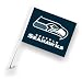 Seattle Seahawks Two Sided Car Flag