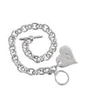 Image of Bombay Duck Base Metal Charm Bracelet with Heart Tag 