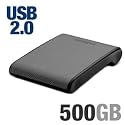 Hitachi SimpleDrive Mini 500 GB USB 2.0 Portable External Hard Drive SDM/500CF (Carbon Fiber)