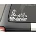 WATERGUN with Bear Claw Glove Decal F*@K Nobody cares about YOUR STICK FIGURE FAMILY Funny Vinyl Sticker
