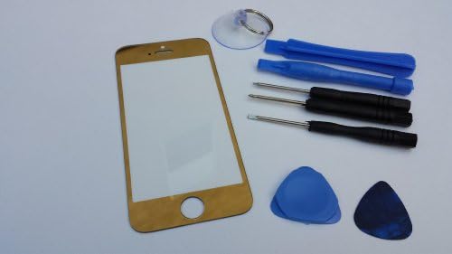 Gold Iphone 5 Screen Glass Lens replacement for Apple iPhone 5 - Gold Mirror