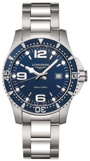 Longines HydroConquest Blue Dial Stainless Steel Mens Watch L3.640.4.96.6