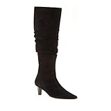 Ros Hommerson Women's Trumpet Boot,Black Suede,6 W US