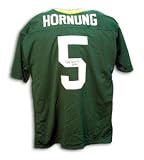 Paul Hornung Signed Notre Dame Green Jersey - HT 56