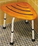 Teak Corner Shower Seat