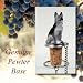 German Shepherd Dog Wine Bottle Stopper - Silver & Black