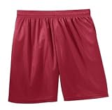 NEW Sport-Tek - Youth Mesh Short Red-S