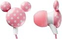 ディズニーミューポッズ水玉イヤホン オーディオ用ピンク