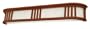 American Fluorescent MIV217KE8 Two-Light T8 2-Feet, Oak Veneer Mission Vanity Light Fixture
