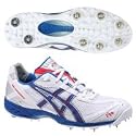 Asics Gel-Advance 2 Cricket Spikes - White/Red/Harbour Blue