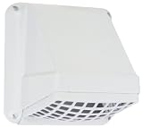 Imperial Manufacturing VT0393 4 inch VT Preferred Vent Cap W/S White