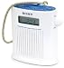Sony ICFS79W AM/FM/Weather Band Digital Tuner Shower Radio (White)