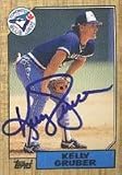 Kelly Gruber, Toronto Blue Jays Autographed Card