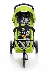 Phil & Ted's Sport Buggy Stroller with Doubles Kit in Graffiti Green