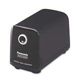 Panasonic KP380-BK Classic Electric Pencil Sharpener, Black, One Unit