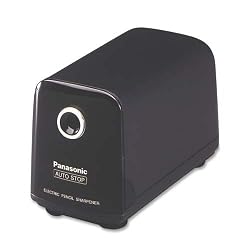 Panasonic KP380-BK Classic Electric Pencil Sharpener, Black, One Unit