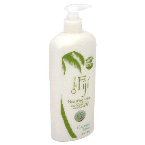 Organic Fiji Nourishing Lotion, Cucumber Melon, 12-Ounces