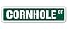 CORNHOLE Street Sign game boards bags corn toss gift