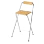 ORE International F-4009 Set of 2 Folding Bar Chairs, Silvertone