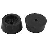 Amico 5 Pcs Billiard Table Cue Stick Screw on Rubber Bumpers Chair Leg Tips Black