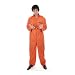 XXL ORANGE PRISONER CONVICT INCLUDING HANCUFFS FANCY DRESS COSTUME JUMPSUIT UP TO 52 INCH CHEST