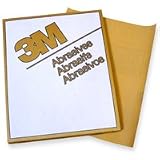 3M Gold 9x11 Sandpaper Sheets MMM-32545 180 Grit 5/pk