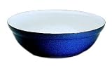 Denby Blue Jetty White and Navy Serving Bowl 11.75-in.