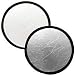 Lastolite 12" Circular Collapsable Disc Reflector, Silver / White