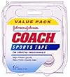 Johnson & Johnson Coach Sports Tape,  4 - 1.5-Inch x 10-Yard Rolls