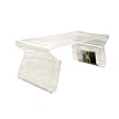 Antoinette Acrylic Coffee Table - Clear (Medium)