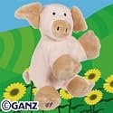 Webkinz Floppy Pig with Webkinz Magnetic Bookmark