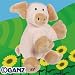Webkinz Floppy Pig with Webkinz Magnetic Bookmark