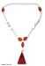 Carnelian necklace, 'Sun Passion' 0.6 W 21.3 L