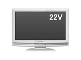 DXアンテナ 22V型地上・BS・CSデジタルハイビジョン液晶テレビ(白) LVW-223(W)